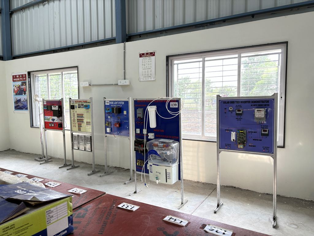 Electrical wiring and trainer panels — Dekson ITI, Babhulgaon