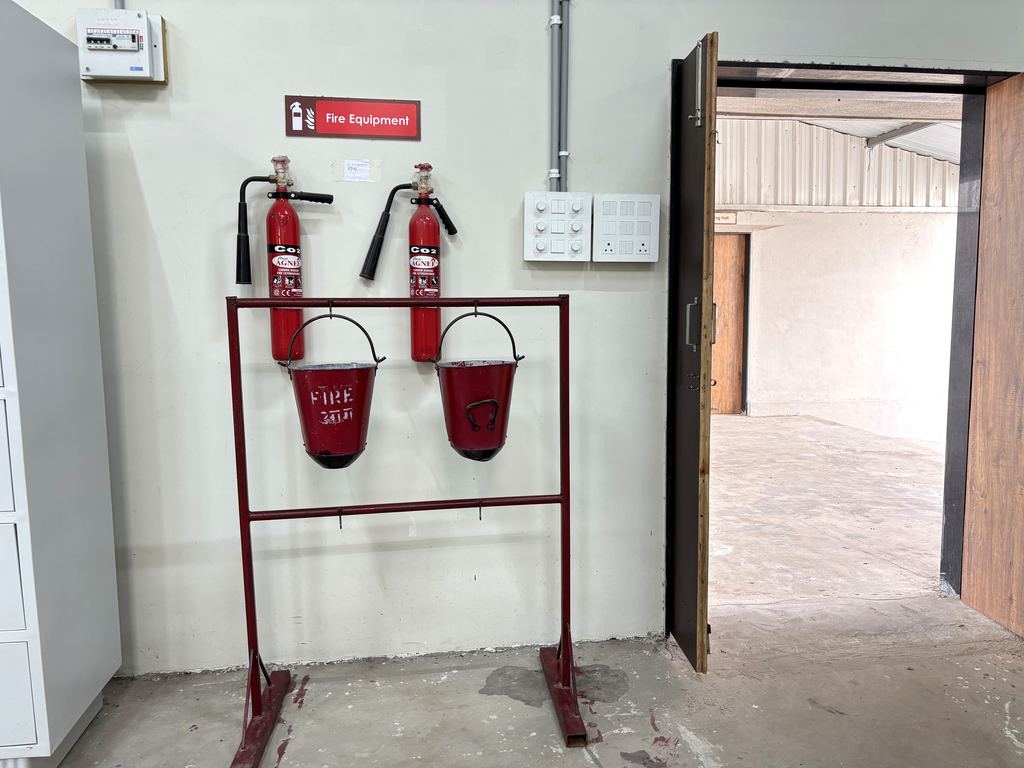 Fire safety equipment — Dekson ITI, Babhulgaon