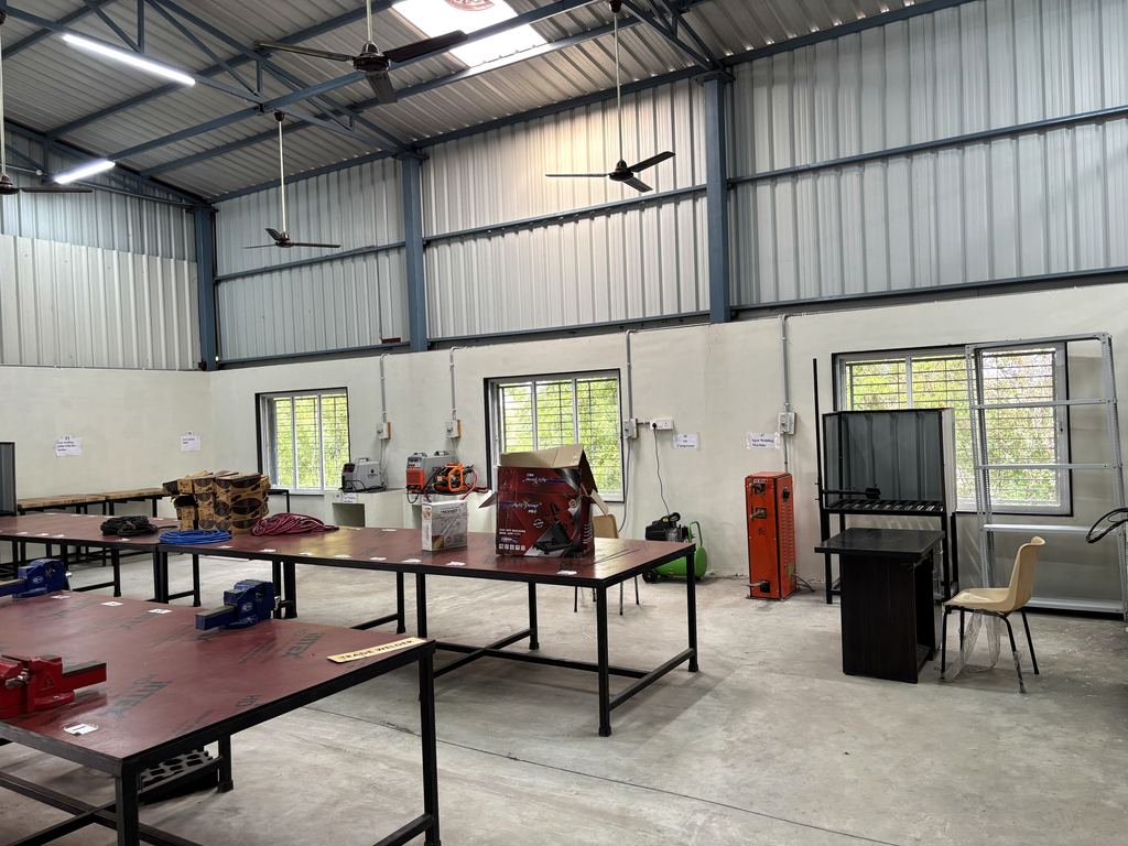 Fabrication and welding benches — Dekson ITI, Babhulgaon